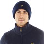 Lyle And Scott Vintage Mens Chunky Beanie Dark Navy