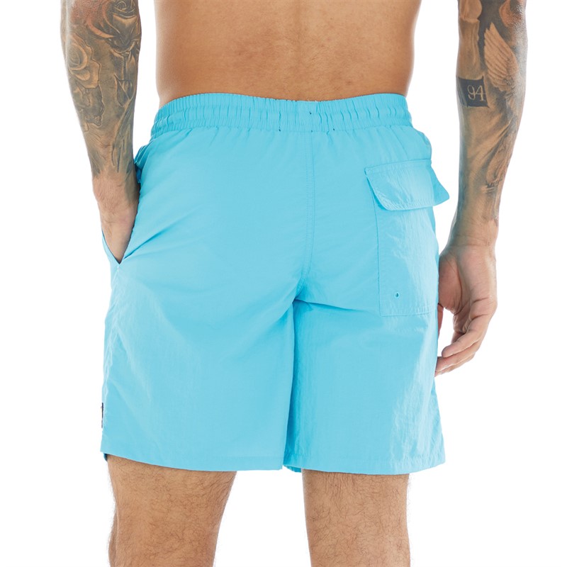 Lyle And Scott Vintage Mens Plain Swim Shorts Blue Scorch