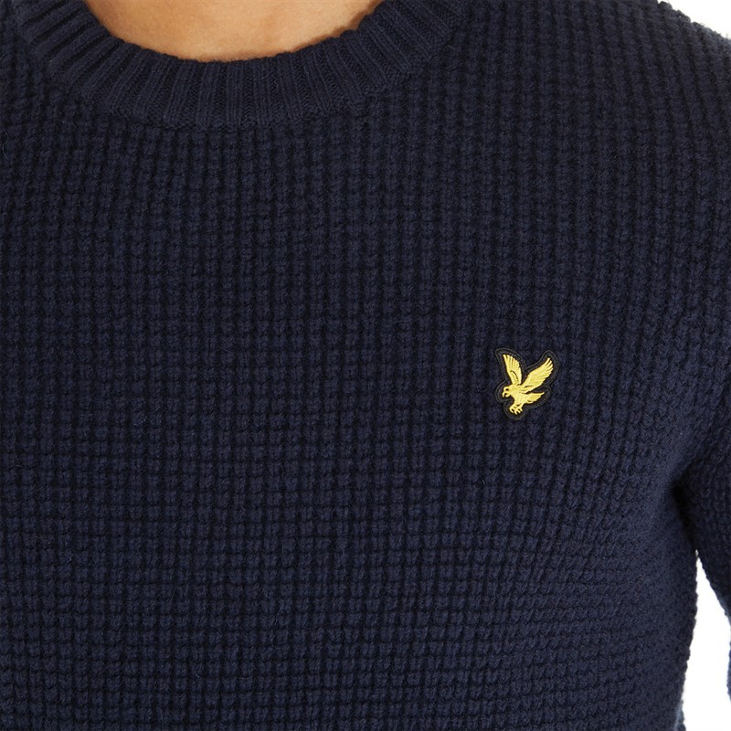 Lyle & Scott Men's Cable Knit Half Zip Jumper - 100% Cotton, Winter Sale, Regular Fit