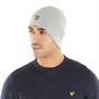 Lyle And Scott Vintage Mens Beanie Light Grey Marl