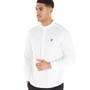 Lyle And Scott Vintage Mens Linen Long Sleeve Overhead Shirt White