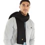 Lyle And Scott Vintage Mens Chunky Scarf Jet Black