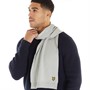 Lyle And Scott Vintage Mens Scarf Light Grey Marl