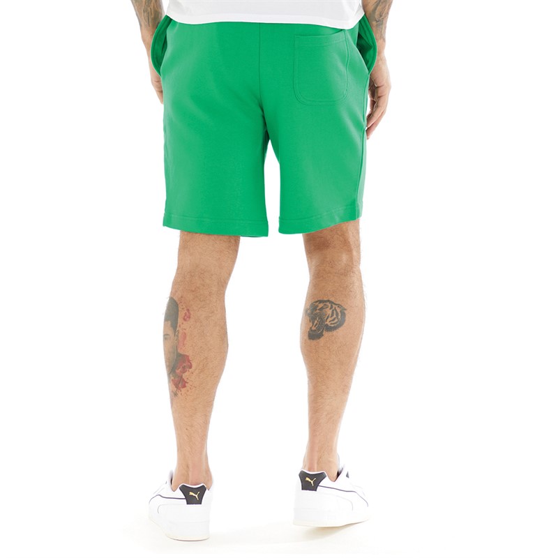 Lyle And Scott Vintage Mens Sweat Shorts Grid Green