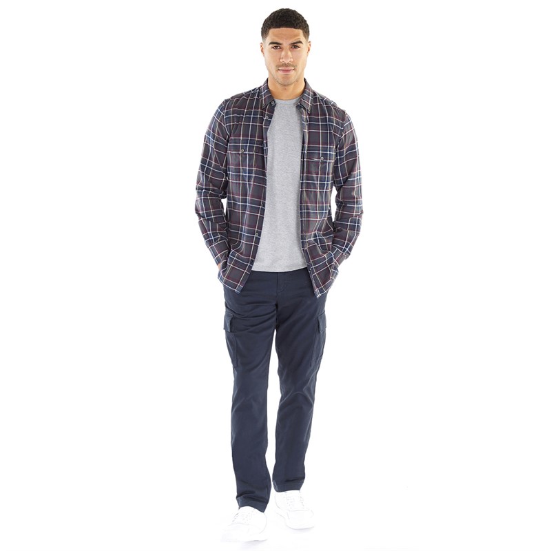 Lyle And Scott Vintage Mens Cargo Pants Dark Navy