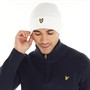 Lyle And Scott Vintage Mens Beanie Touchline White