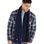 Lyle And Scott Vintage Mens Chunky Scarf Dark Navy
