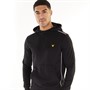 Lyle And Scott Vintage Mens Contrast Hoodie Jet Black