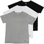Lyle And Scott Vintage Mens Plus Size Maxwell Three Pack T-Shirts Bright White/Grey Marl/Black