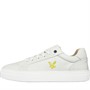 Lyle And Scott Vintage Mens Coe Leather Trainers Grey