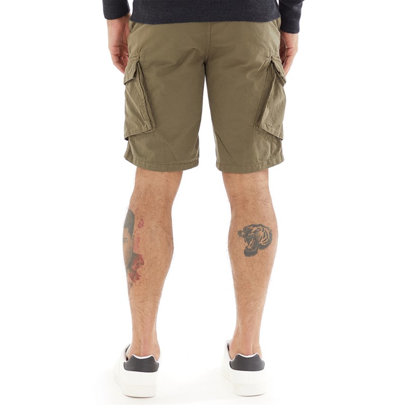 Lyle And Scott Vintage Mens Wembley Cargo Shorts Olive