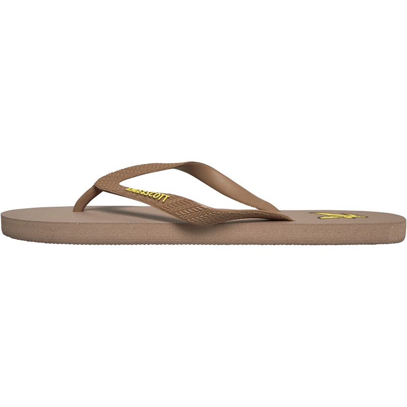 Lyle And Scott Vintage Mens Flip Flops Hutton Pink