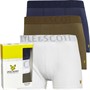 Lyle And Scott Vintage Mens Daniel Three Pack Boxers Peacoat/Bright White/Dark Olive