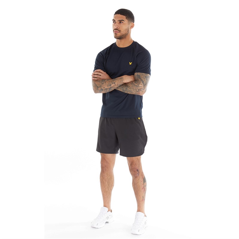 Lyle And Scott Vintage Mens Raglan T-Shirt Z271 Dark Navy