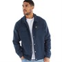 Lyle And Scott Vintage Mens Textured Shacket Muddy Navy