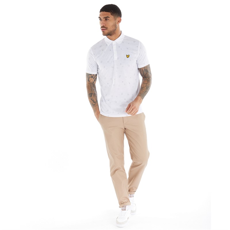 Mens white clearance polo dress shirt