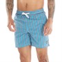 Lyle And Scott Vintage Mens Gingham Swim Shorts W873 Barrack Blue