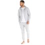 Lyle And Scott Vintage Mens Earl Hoodie And Joggers Lounge Set D24 Light Grey Marl