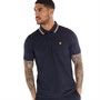 Lyle And Scott Vintage Mens Team Tipped Polo Z271 Dark Navy