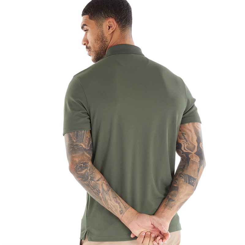 Lyle And Scott Vintage Mens Golf Tech Polo X65 Cactus Green