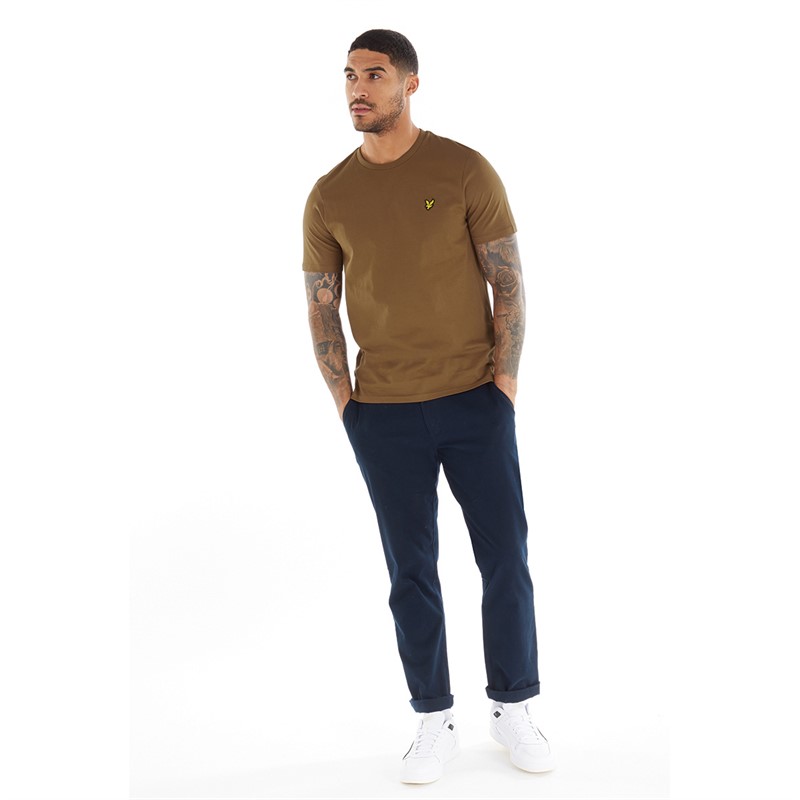 Lyle And Scott Vintage Mens T-Shirt X078 Farrier Bronze