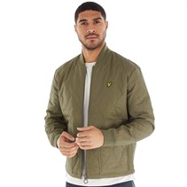 Lyle And Scott Vintage Mens Quilted Jacket X080 Linden Khaki