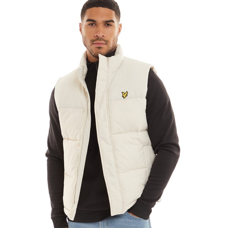 Lyle And Scott Vintage Mens Wadded Gilet W870 Cove