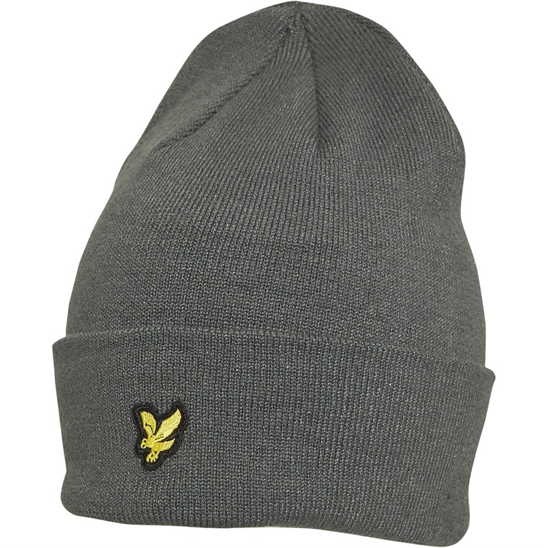 Lyle And Scott Vintage Mens Beanie W635 Gunmetal