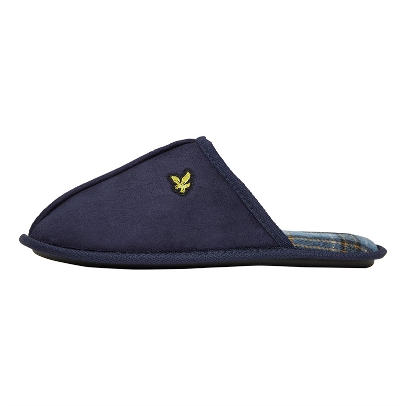 Lyle And Scott Vintage Mens Pippin Mule Slippers Peacoat