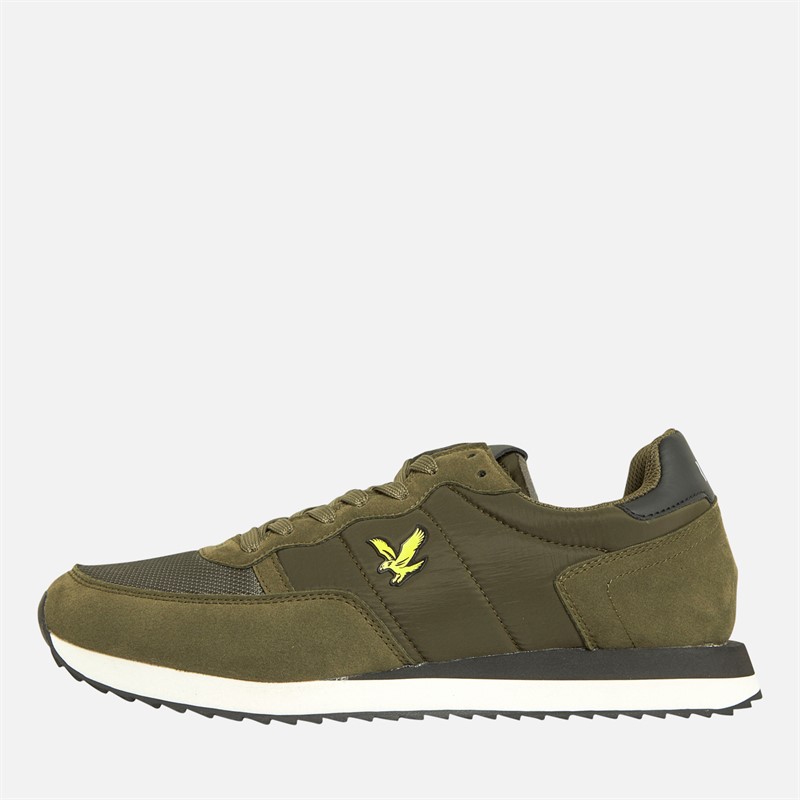 Buy Lyle And Scott Vintage Mens Dyce Trainers Olive