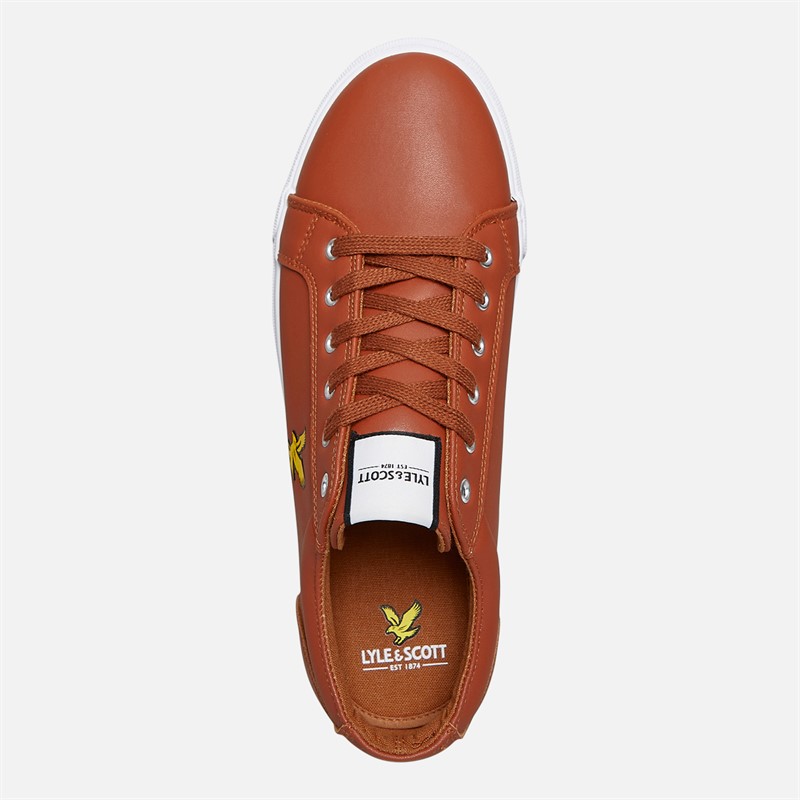 Lyle And Scott Vintage Herre Halket Træningssko Cognac