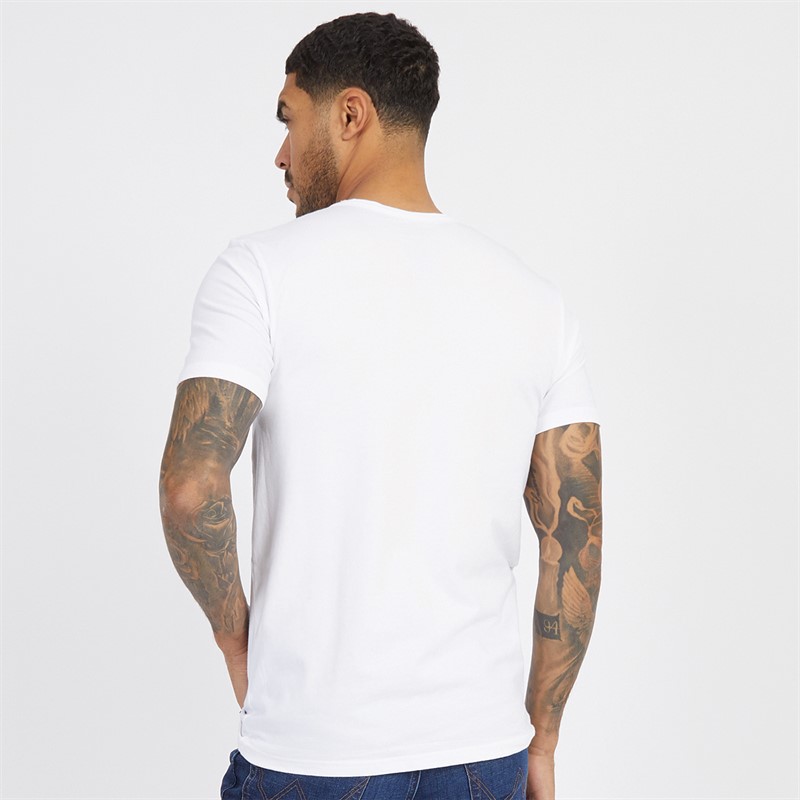 Lyle And Scott Vintage Mens Three Pack Basic T-Shirts Alpine Sky/White/Apres Navy