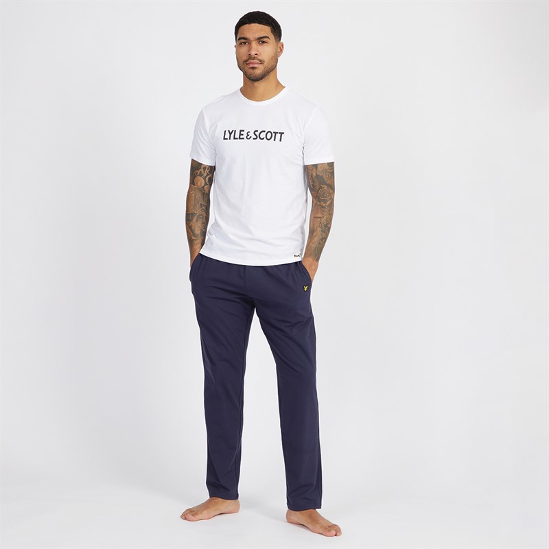 Lyle And Scott Vintage Mens Alastair Lounge Pants Peacoat
