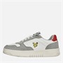 Lyle And Scott Vintage Herren Culross Cup Niedrige Sneaker Weiß / Grau
