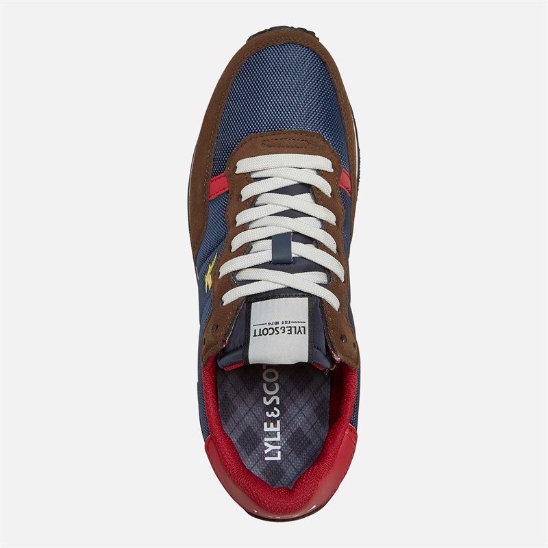Sneakers Basse Lyle&Scott DYCE | Uomo Donna | Misto Tessuto Camoscio | Colore Nero | Chiusura A Stringa
