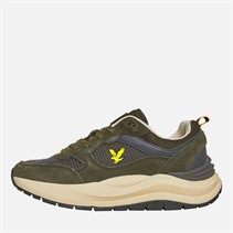 Lyle And Scott Vintage Dunbar niskie Trainers dla niego kolor oliwkowy