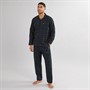 Lyle And Scott Vintage Mens Julian Checked Flannel Pyjama Set Black/Pine Grove Check