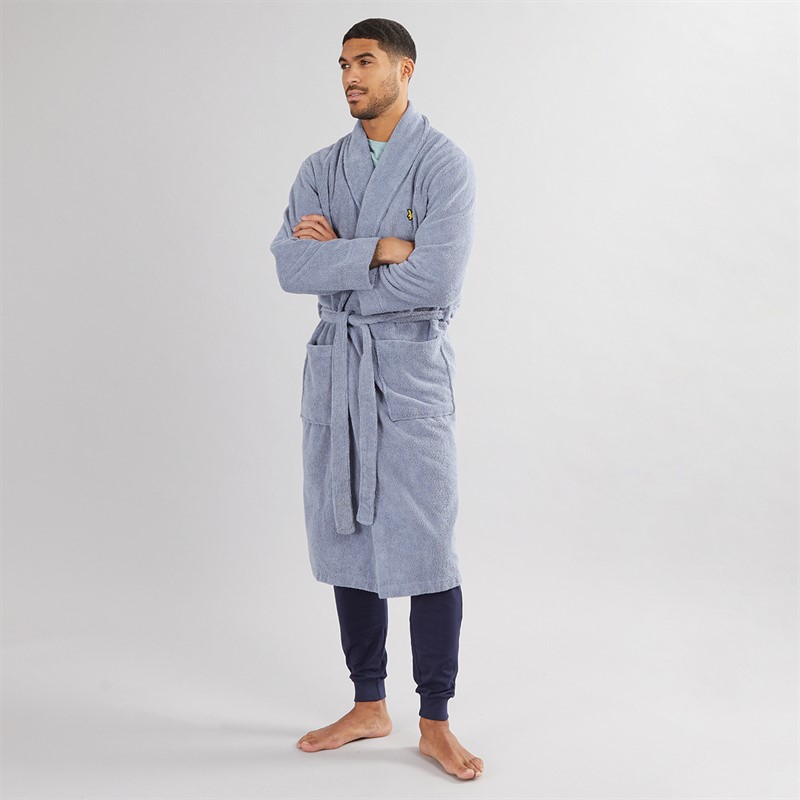 Lyle And Scott Vintage Mens Lucas Dressing Gown Tempest