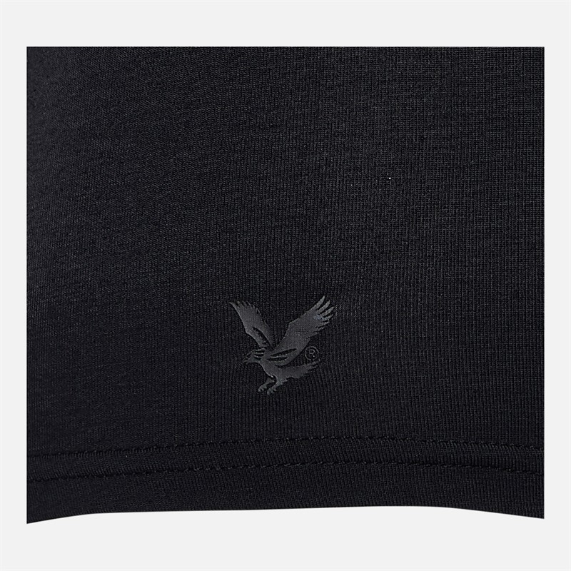 Lyle And Scott Vintage Mens Sutherland Three Pack Premium Modal Boxer Trunks Black