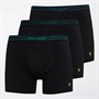 Lyle And Scott Vintage Mens Lewis Three Pack Boxer Trunks Black/Multi