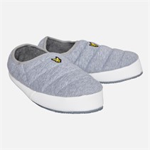 Lyle And Scott Vintage Mens Valentine Padded Slipper Grey Marl