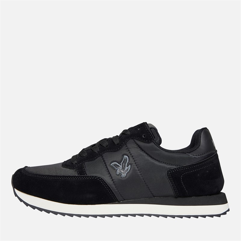 Lyle And Scott Vintage Heren Dyce Trainers Zwart - Maat 46