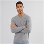 Lyle And Scott Vintage Mens V-Neck Jumper T28 Mid Grey Marl
