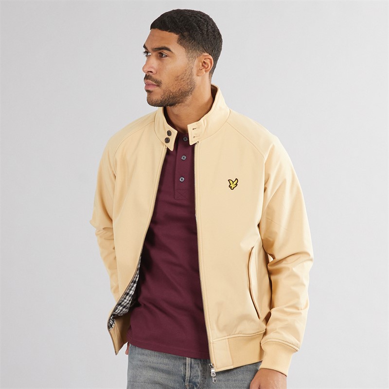 Lyle And Scott Vintage Mens Softshell Harrington Jacket W996 Cairngorms Khaki - Size XXL