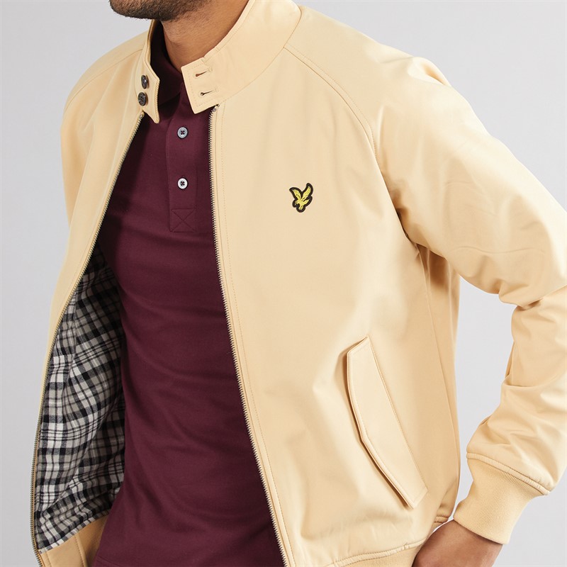 Lyle And Scott Vintage Mens Softshell Harrington Jacket W996 Cairngorms Khaki