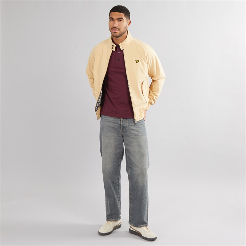 Lyle And Scott Vintage Mens Softshell Harrington Jacket W996 Cairngorms Khaki