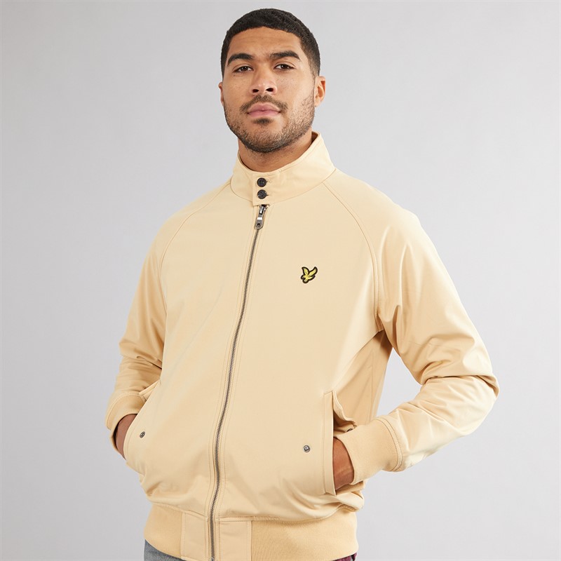 Lyle And Scott Vintage Mens Softshell Harrington Jacket W996 Cairngorms Khaki