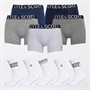 Lyle And Scott Vintage Mens Tweed Ten Pack Boxers And Socks Gift Set Peacoat/Grey Marl/Bright Whit/Light Grey Marl/Dark Denim/Bright White