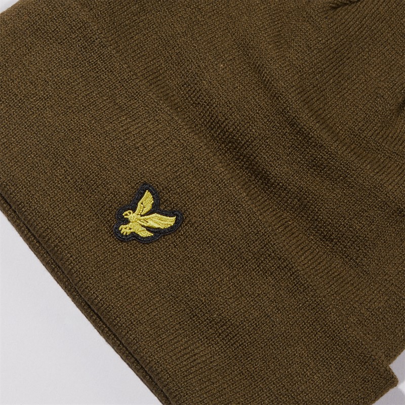 Lyle And Scott Vintage Mens Beanie Olive