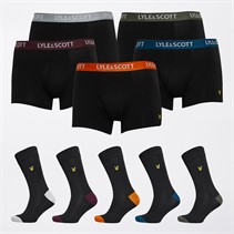 Lyle And Scott Vintage Mens Booker Ten Pack Underwear And Socks Gift Set Black/Multi